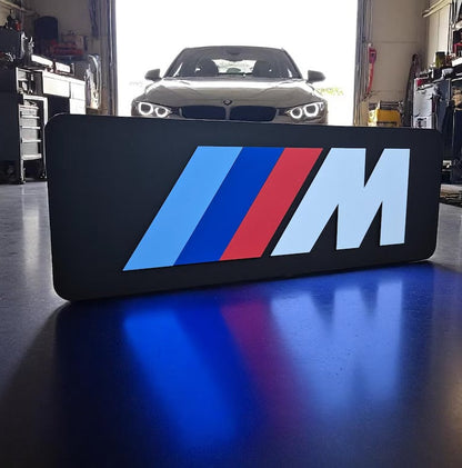 BMW M Logo Wandschild für die Garage Deko Wandkunst