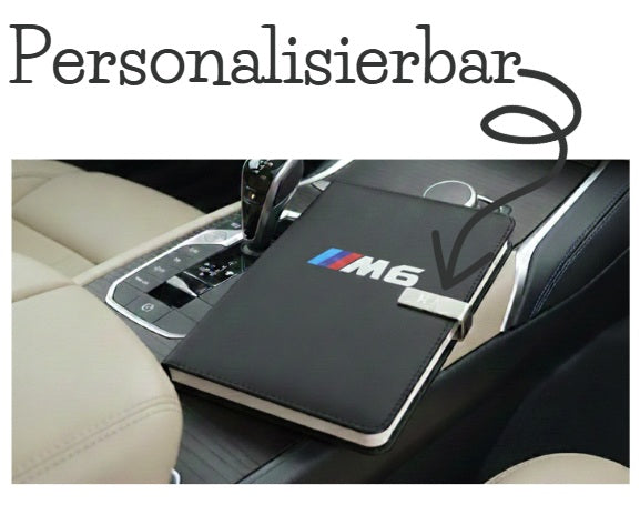 Exklusives Tagebuch Notizbuch mit M Logo Personalisierbaren Initialen