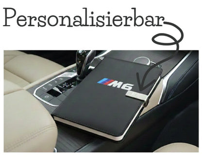 Exklusives Tagebuch Notizbuch mit M Logo Personalisierbaren Initialen