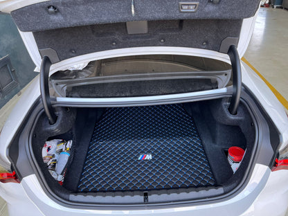 For BMW Leder Kofferraummatte