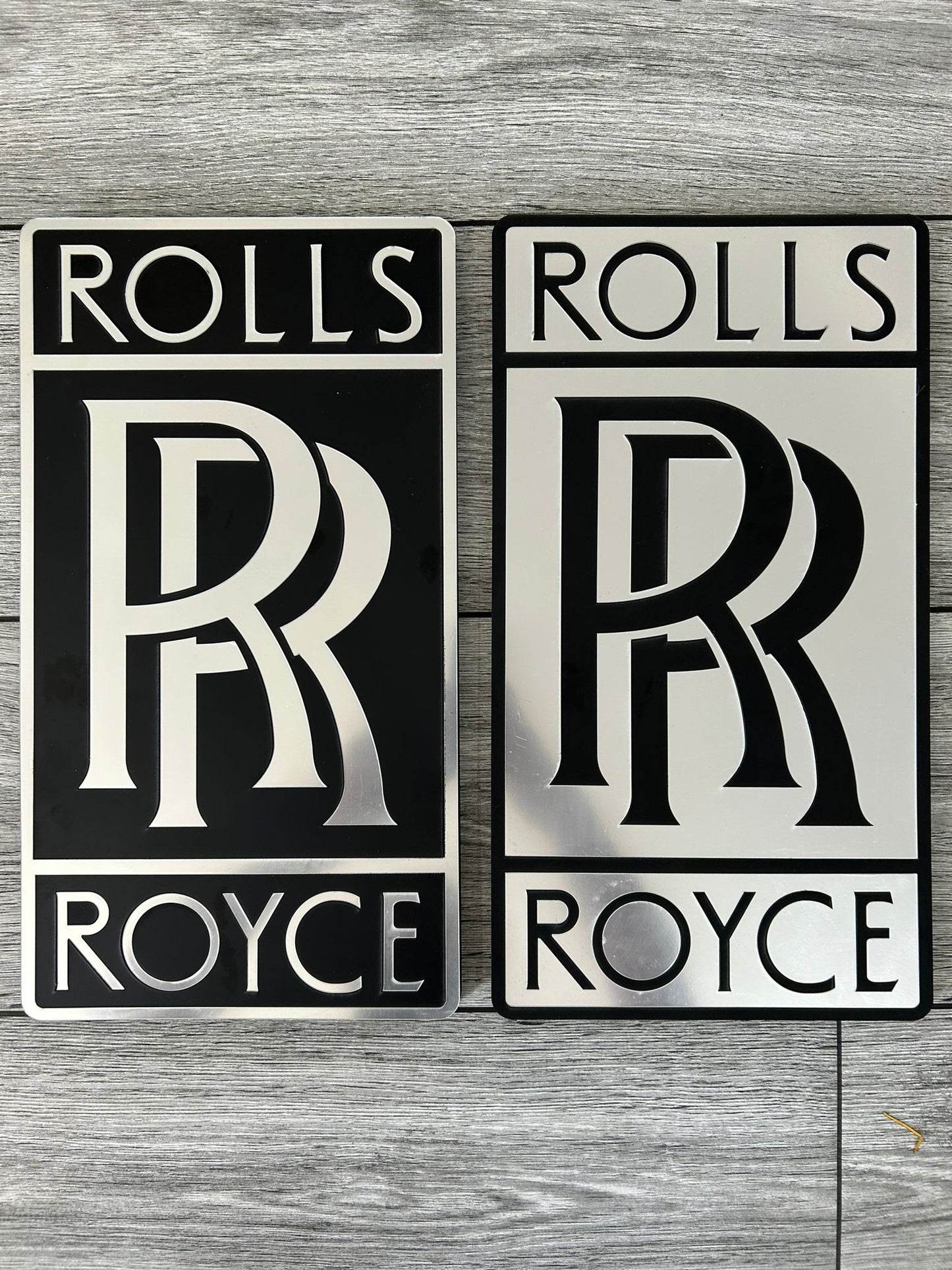 Rolls Royce Logo Wandschild für die Garage Deko Wandkunst
