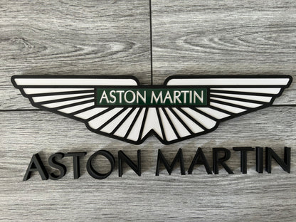 Aston Martin Wall Sign for Garage – Premium Wall Decor for Car Enthusiasts