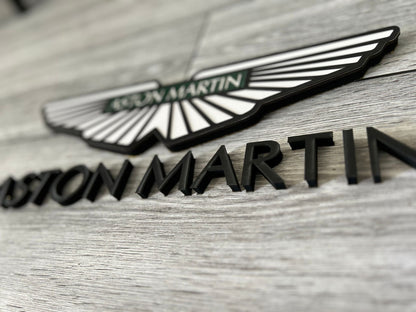 Aston Martin Wall Sign for Garage – Premium Wall Decor for Car Enthusiasts