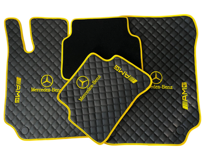 For M.Benz Leather Floor Mats Made To Measure