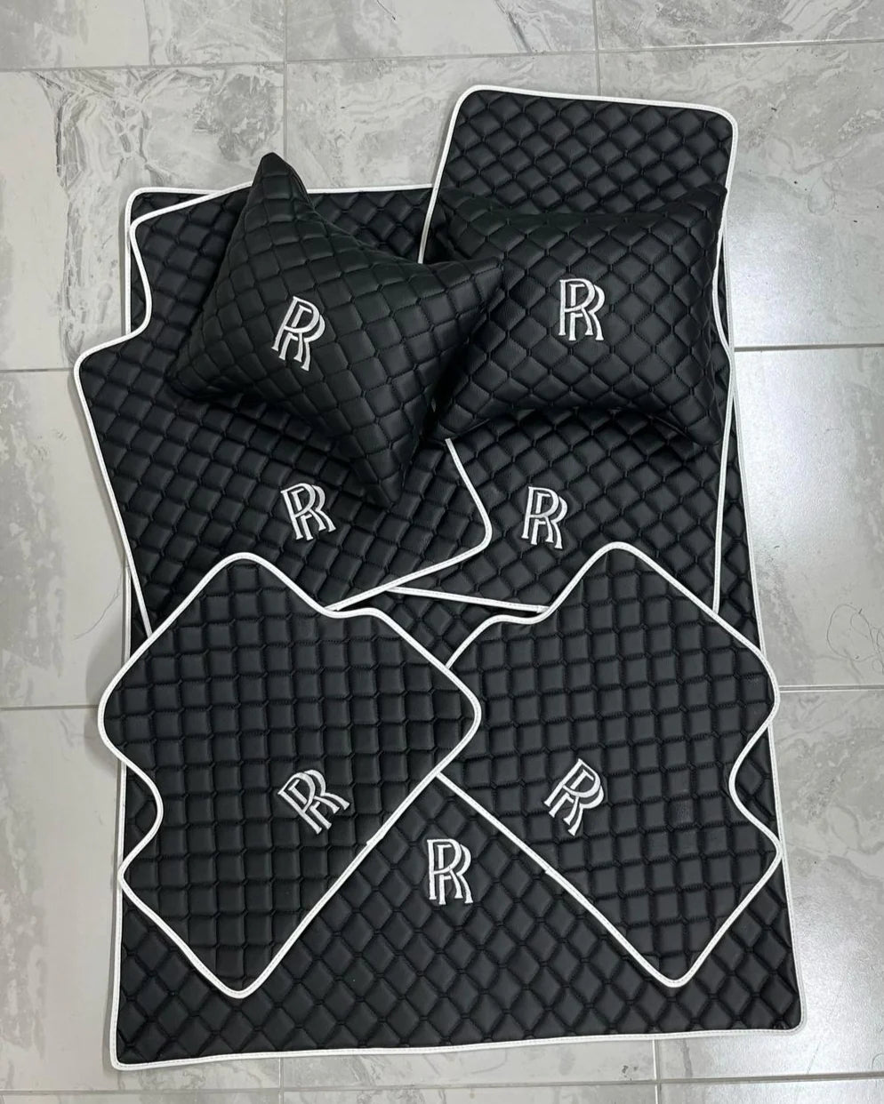 Rolls Royce Leder Fußmatten Set