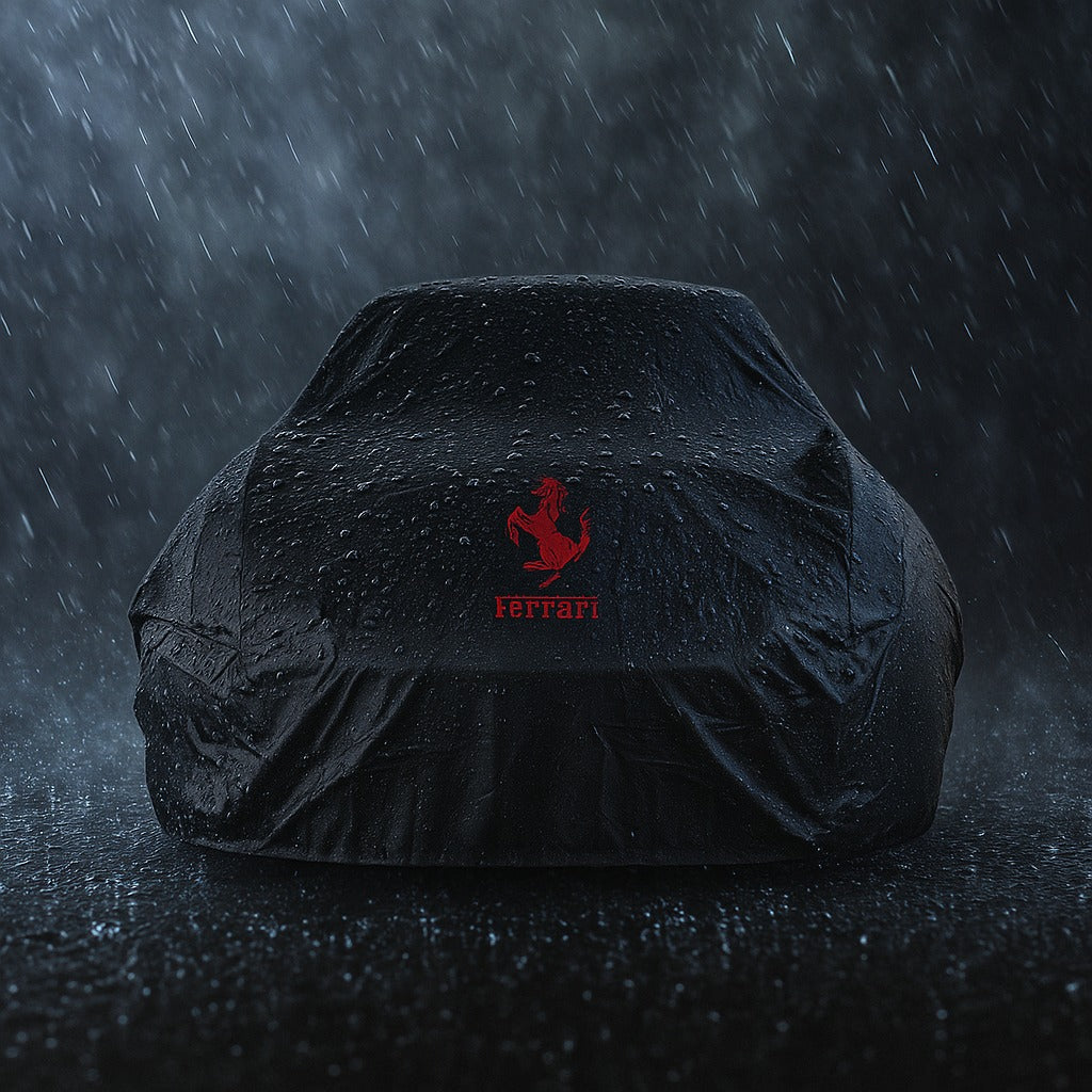 Ferrari Autoabdeckung  Wasserdicht & Maßgeschneidert für alle Modelle