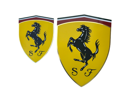 Ferrari Logo Wandschild für die Garage Deko Wandkunst