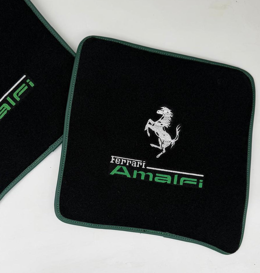 Ferrari Amalfi Fußmatten Maßgeschneidert Ferrari Velour Teppich