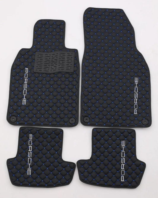 Porsche Leder Fußmatten Maßgeschneidert