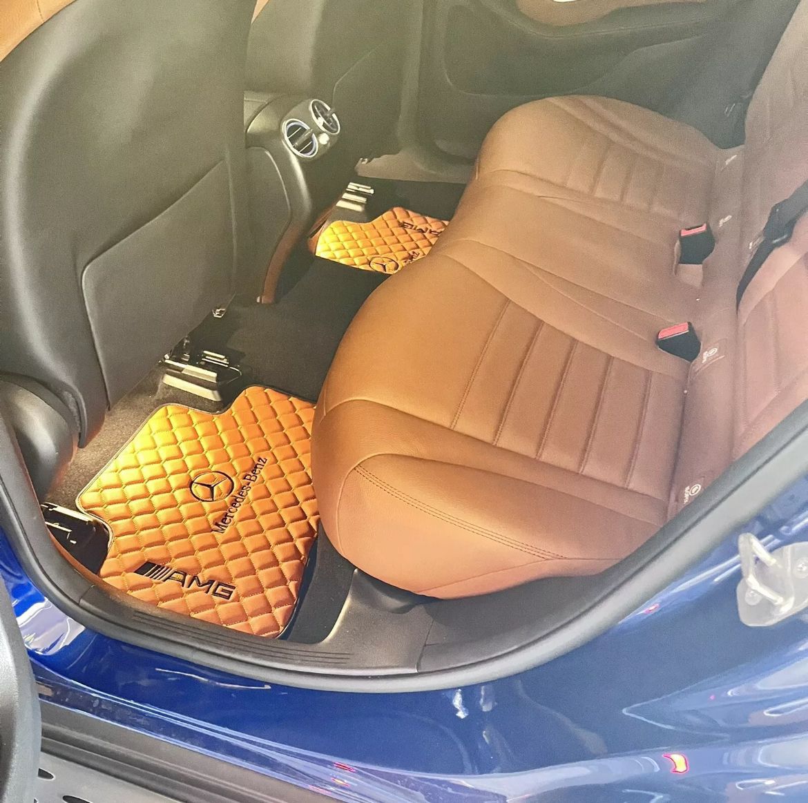 For M.Benz Leather Floor Mats Made To Measure