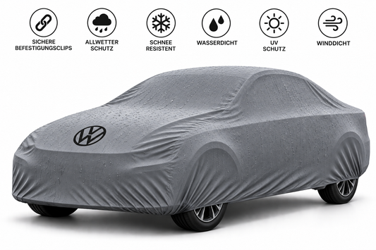VW Autoabdeckung Wasserdicht & Maßgeschneidert für alle Modelle