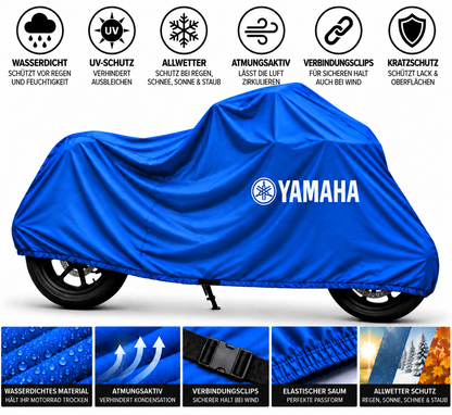 Yamaha Motorrad Outdoor Schutzabdeckung Regen-, Sonne- & Staubschutz