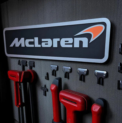 McLaren Logo Wandschild für die Garage Deko Wandkunst