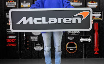 McLaren Logo Wandschild für die Garage Deko Wandkunst