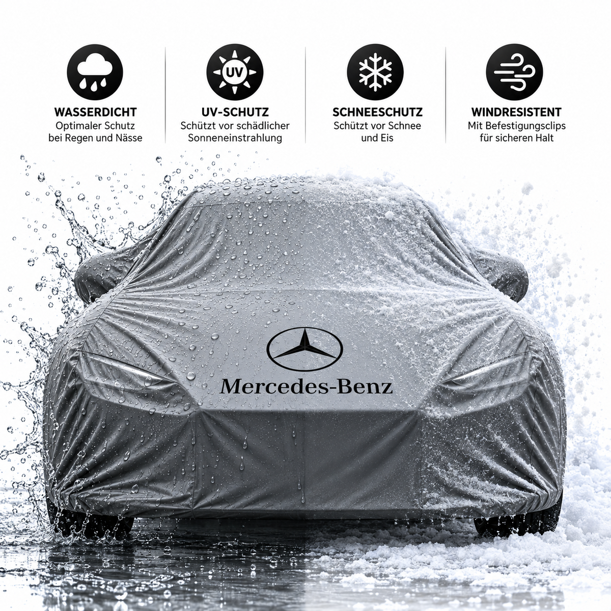 Mercedes Autoabdeckung - Wasserdicht Maßgeschneidert für alle Modelle