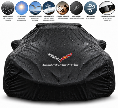 Corvette Autoabdeckung – Wasserdicht & Maßgeschneidert für alle Modelle