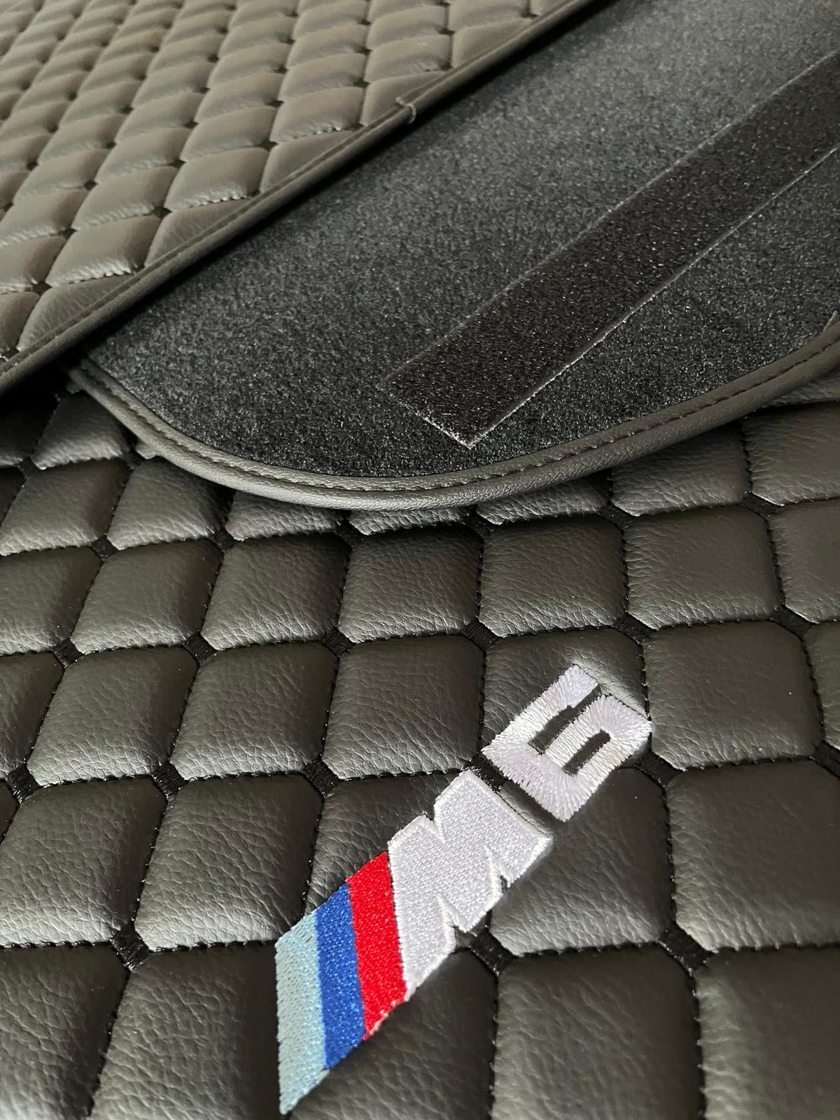 BMW M6 Leder Fußmatten Maßgeschneidert