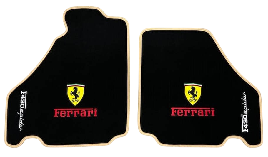 Ferrari Amalfi Fußmatten Maßgeschneidert Ferrari Velour Teppich