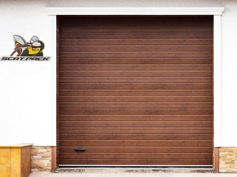 ScatPack Logo Wandschild für die Garage Deko Wandkunst