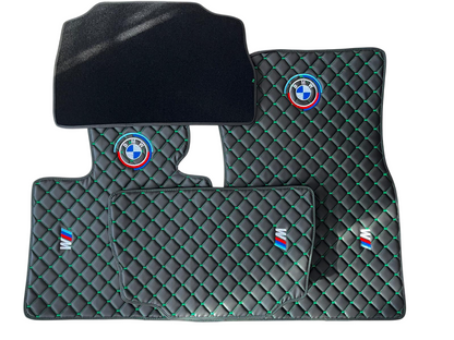 For BMW M2 Leder Fußmatten Maßgeschneidert