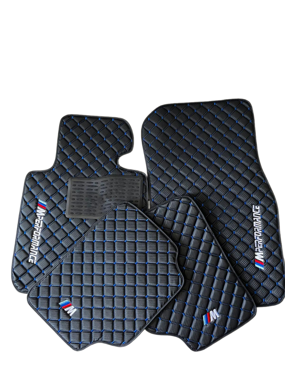 For BMW M5 Leder Fußmatten Maßgeschneidert