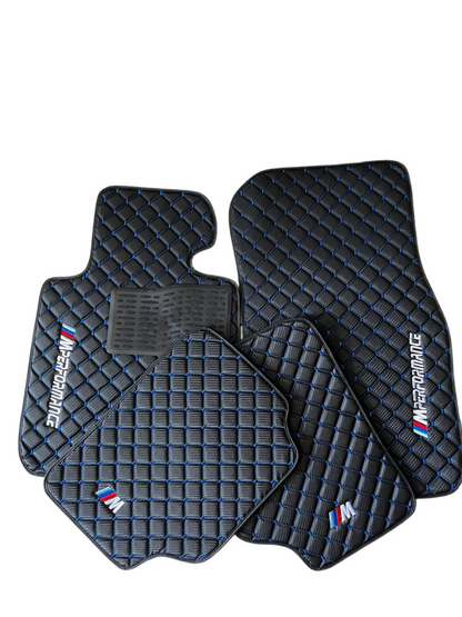 For BMW M2 Leder Fußmatten Maßgeschneidert