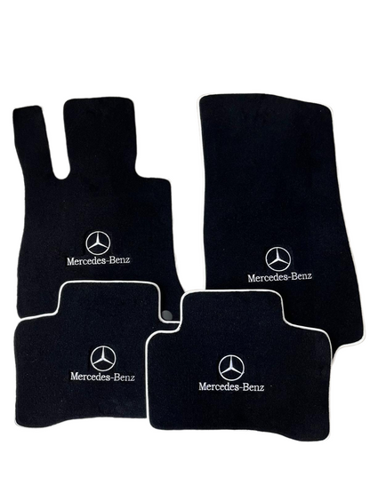 Für alle Mercedes Benz Teppich Auto Fußmatten maßgefertigt für alle Mercedes Benz Modelle, Teppich Innenraumschutz