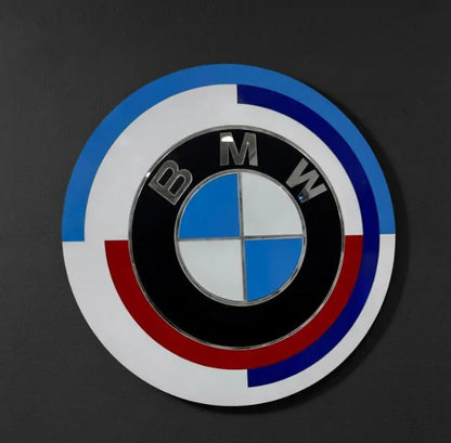 BMW M Logo Wandschild für die Garage Deko Wandkunst