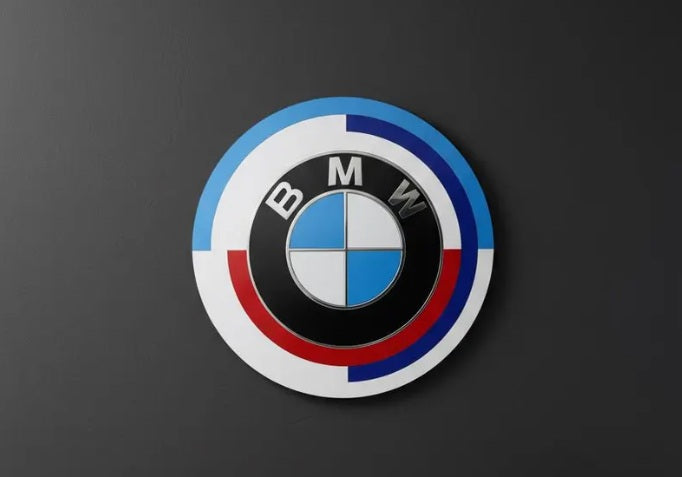 BMW M Logo Wandschild für die Garage Deko Wandkunst